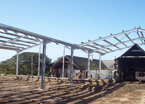 farm building setting out