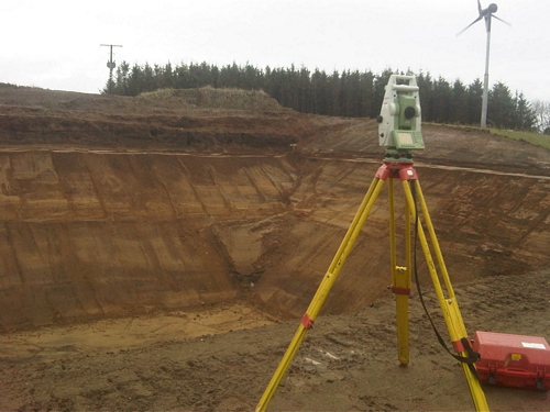 Slurry Topographical Survey at a farm in Dumfries and Galloway, Scotland.